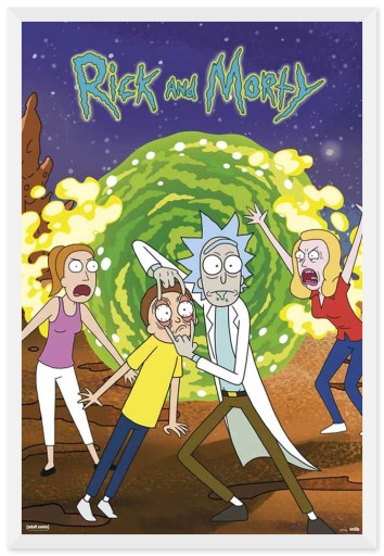 Originálny plagát Rick And Morty Portal 61x91,5cm