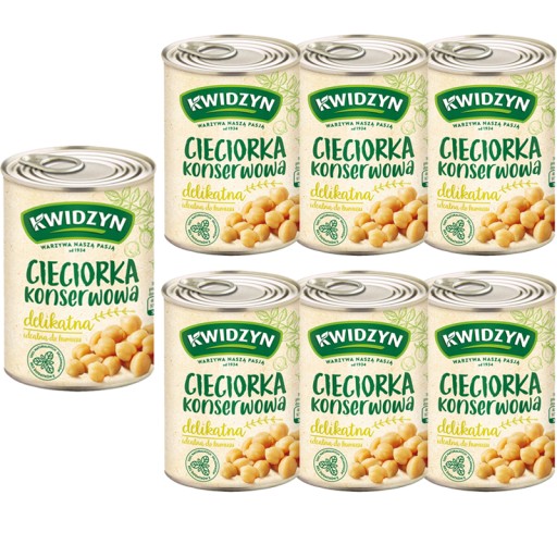 Kwidzyn Konzervovaný cícer 400 g x 6 kusov