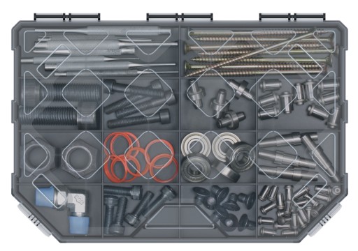 ORGANIZÁTOR BOX NA NÁRADIE TAGER 30 284x195x40 S PRIHR.