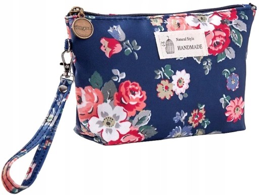 Kozmetická taštička Organizér na kozmetiku Summer Women so zipsom v BOHO kvetoch