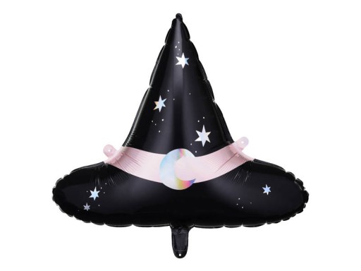 Fóliový balón Čarodejnícky klobúk NA DEKORÁCIU HALLOWEENSKÉ OZDOBY 66cm VEĽKÝ