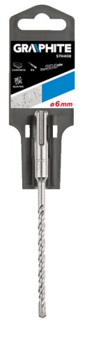 VRTÁK DO BETÓNU SDS PLUS 6X160MM S4 QUATRO GRAPHITE 57H408