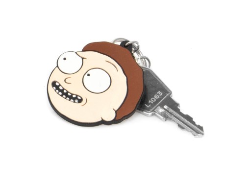 Prívesky na kľúče RICK AND MORTY, krúžky na kľúče