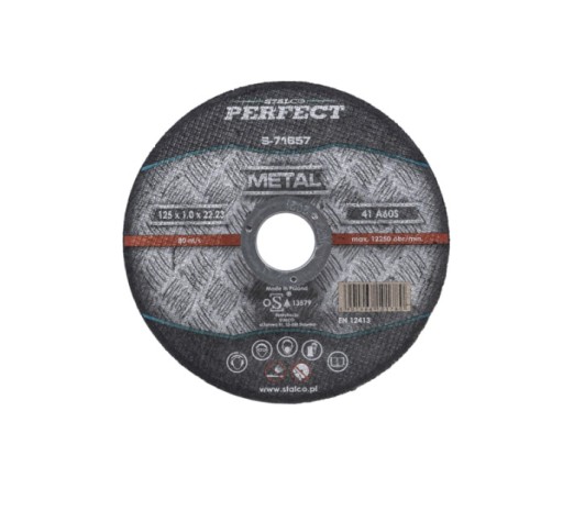 Oceľový štít 125 x 1,0 x 22 tenký PERFECT STALCO