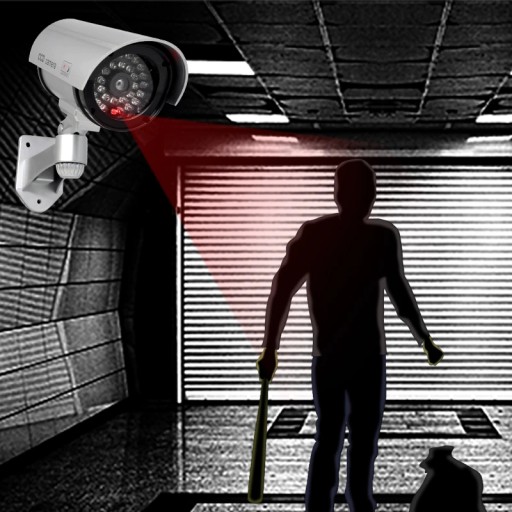 DUMP IR LED MONITOROVACIA KAMERA VONKAJŠIA NÁSTENNÁ KAMERA S BLIKÁKOM LED