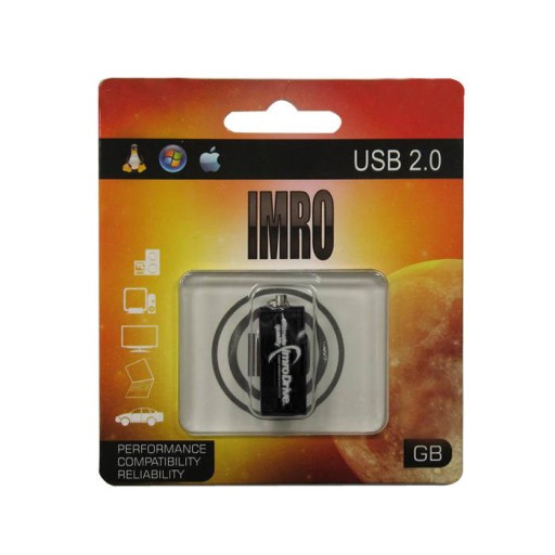 Imro pendrive 8GB USB 2.0 Edge čierny