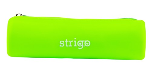 Strigo neónovo zelené silikónové puzdro na ceruzku
