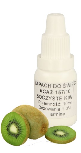 ŠŤAVNÁ KIWI VÔŇA 10 ML NA SVIEČKY, PARAFÍNOVÝ VOSK