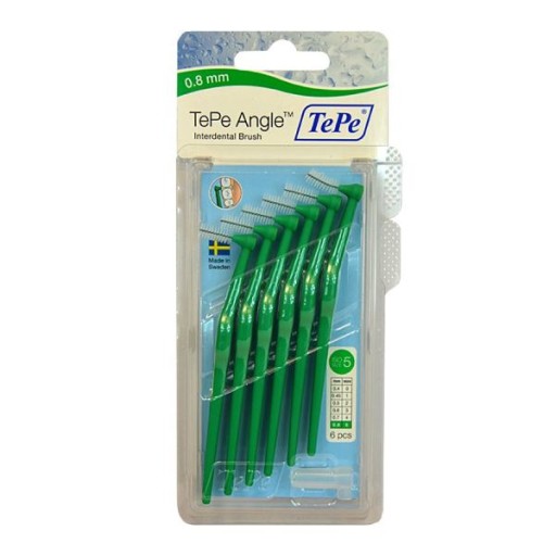 TePe Angle 0,8 mm Medzizubné kefky 6 ks.