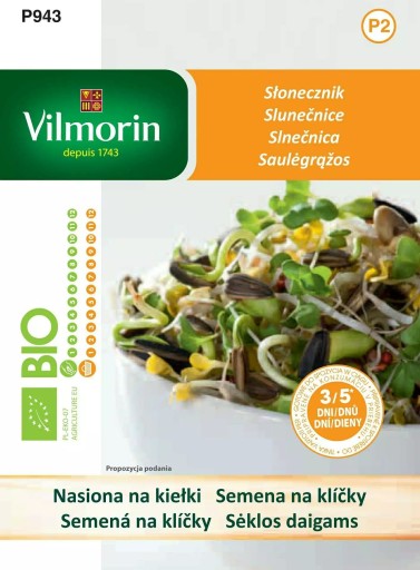 #Slnečnica 20g - semená klíčkov vilmorin