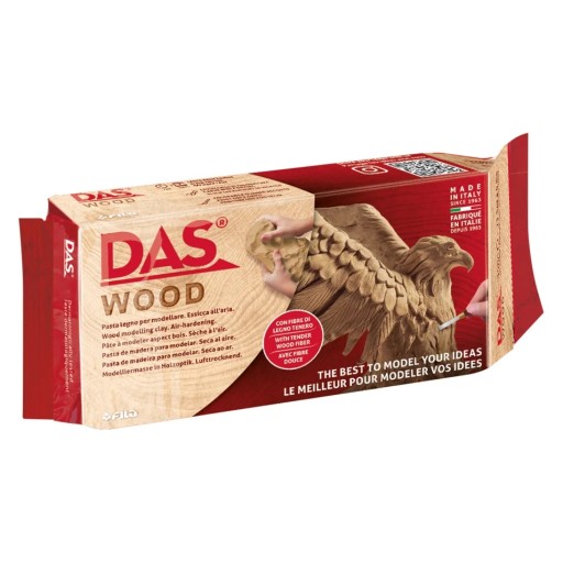 SAMOTVRDZUJÚCA HLINA DREVO EFEKT DAS 350g