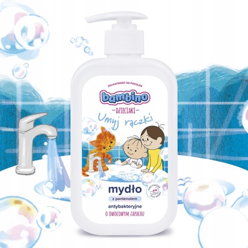 BAMBINO Antibakteriálne mydlo pre deti 500ml