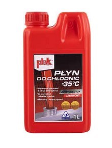 Plak Autorad G12+ Chladiaca kvapalina -37C Červená 1l
