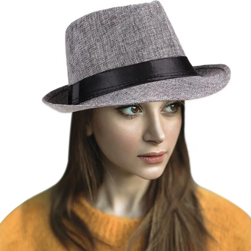 LETNÁ ČIAPKA FEDORA so stuhou na plážové mesto letné unisex RÔZNE FARBY
