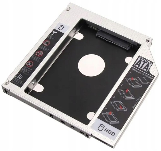 VRECKOVÉ POUZDRO PRE PRÍDAVNÝ PEVNÝ DISK HDD SSD 2,5'' SATA 12,7MM AK184A