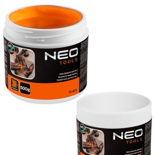 NEO PASTE OHS GÉL NA UMÝVANIE RÚK ODSTRAŇOVANIE NEČISTOTY 0,5KG ORANŽOVÁ 10-401