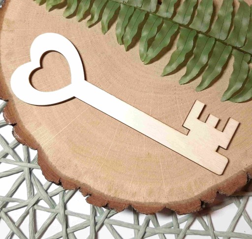 Kľúč na svätého Ondreja, symbol drevenej dekorácie, 15cm
