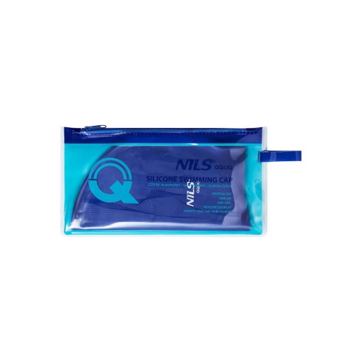NQC SOLID COLOR BL04 TMAVOMODRÝ SILIKÓNOVÝ ČIAPOK Nils AQUA