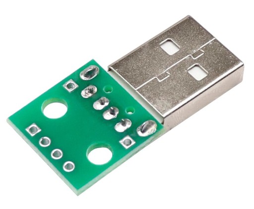 908 USB A zástrčka 4-kolíkový konektor dosky plošných spojov samec
