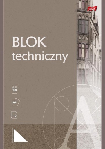 TECHNICKÝ BLOK BIELY PAPIER A4 190g/m2-0002