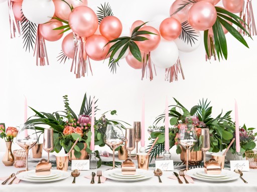 HRNČEKY papierové hrnčeky rose gold 220ml 6KS