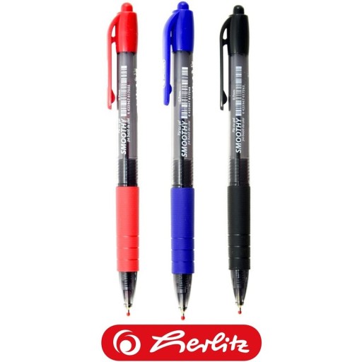 Hladké gélové pero 0,7 mm čierne HERLITZ