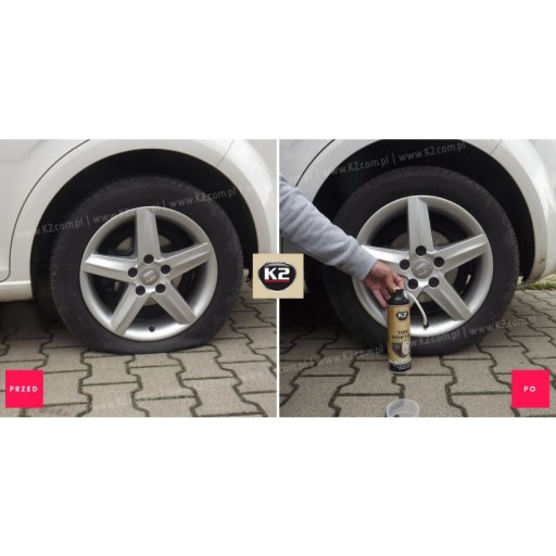 K2 TYRE DOKTOR SPREJ NA NÁHRADNÉ PNEUMATIKY 400ML