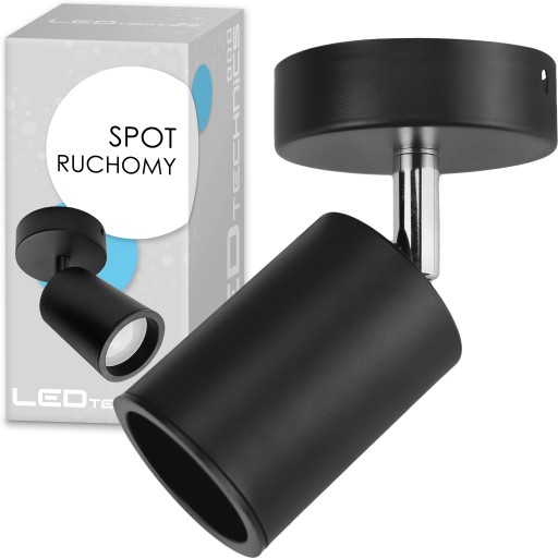 LED SPOT na trubici GU10, POHYBLIVÝ REFLEKTOR, povrchová montáž