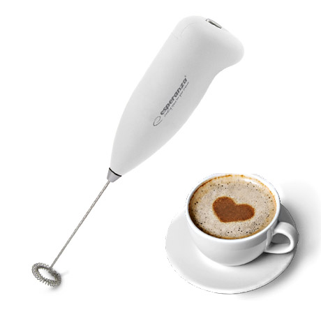 ELEKTRICKÝ MIEŠAČ MLIEKA LATTE BIELY