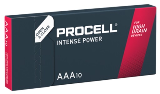 Alkalická batéria Procell Intense AAA LR3 10 ks