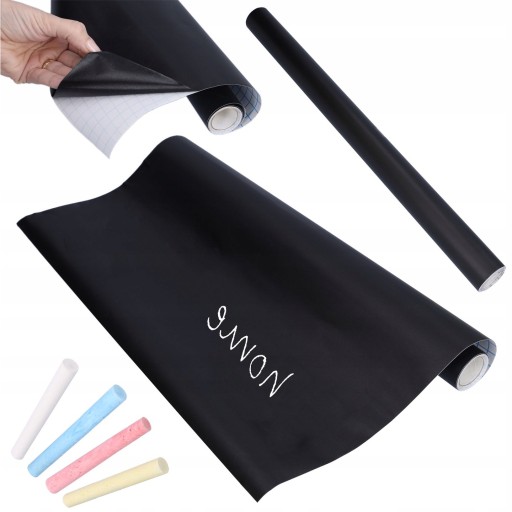 SAMOLEPIACA TABUĽKA PRE DETI NA STENU SET 200x45 + KRIEDA