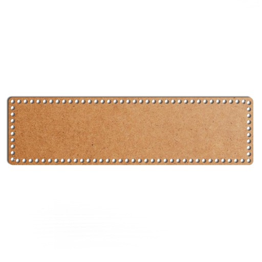 šedý základný košík dno 16x58cm HDF obdĺžnik