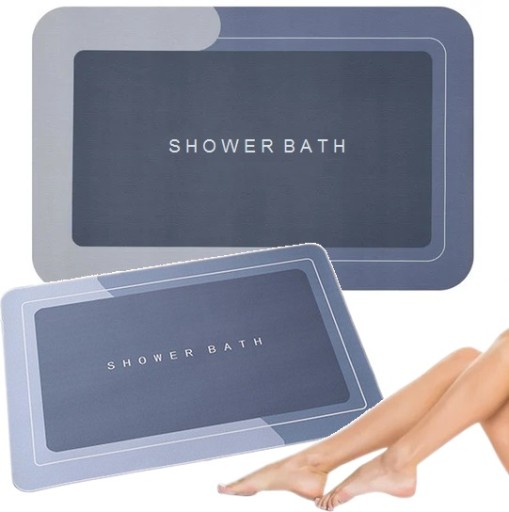 Kúpeľňová podložka Rýchloschnúci obdĺžnikový absorpčný protišmykový koberec