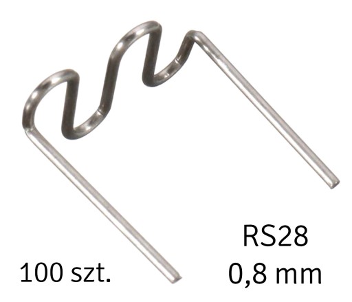 SVORKY DO ZVÁRAČKY PLASTOV RS28 VEĽKÁ VLNA 0,8MM 100 KS AG713A