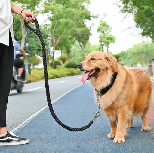 VODÍTKO PRE PSA DLHÉ 5m Výcvikové vodítko REFLEXNÉ ODOLNÉ PEVNÉ