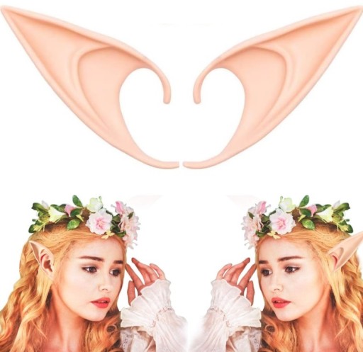 ELFA EARS Latexové kryty Halloween Elf