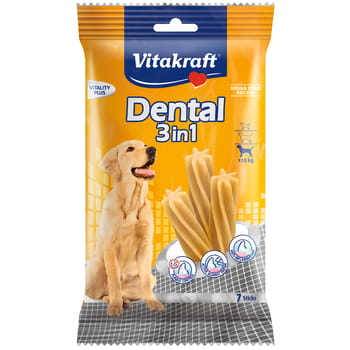 Vitakraft dental 3v1 m 180g pamlsok pre psa