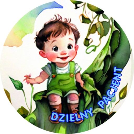 Motivačné nálepky statočný pacient VEĽKÝ, SILNÝ 5 cm pre chlapcov 100 ks.