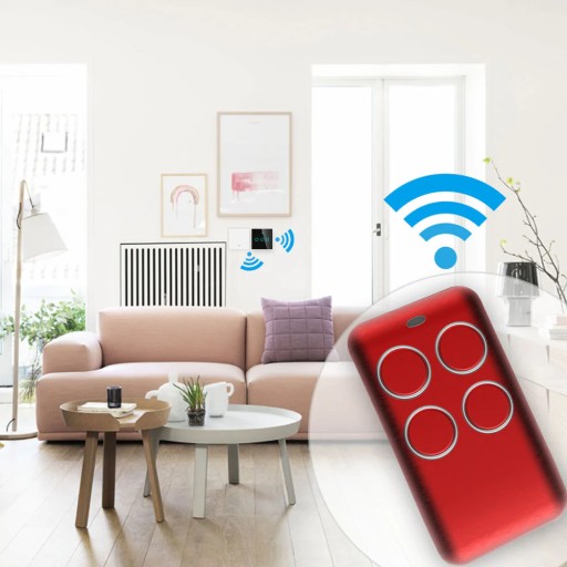 4-tlačidlový rádiový diaľkový ovládač pre Sonoff Moes RF 433MHz EV 1527