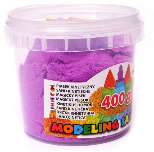 Magic kinetic SAND modelovací piesok - vedro 400g 5524