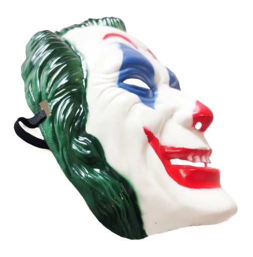 PLASTOVÁ MASKA JOKER BATMAN HALLOWEENSKÝ KARNEVAL