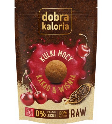 Kakaové a čerešňové guličky 58g DOBRÉ KALÓRIE