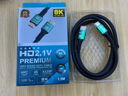 Kábel HDMI 2.1 Kábel 8K UHD 4K/144Hz 1,5M 4320P