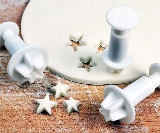 Formičky na CUKROVÉ KOLÁČKY STARS KRÉZAČKY HVIEZDIČKOVÉ
