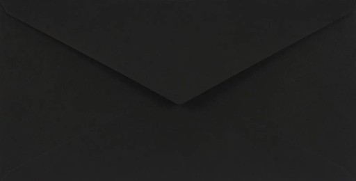 Obálky DL Sirio Col. Nero black - 25 ks.