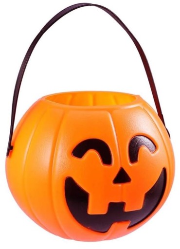 PUMPKIN vedierko Nádoba na cukríky, halloweenske sladkosti, 15x13 cm HAL-036