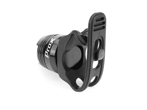 Predná lampa PROX NAOS 1-LED, čierna predná cyklistická lampa