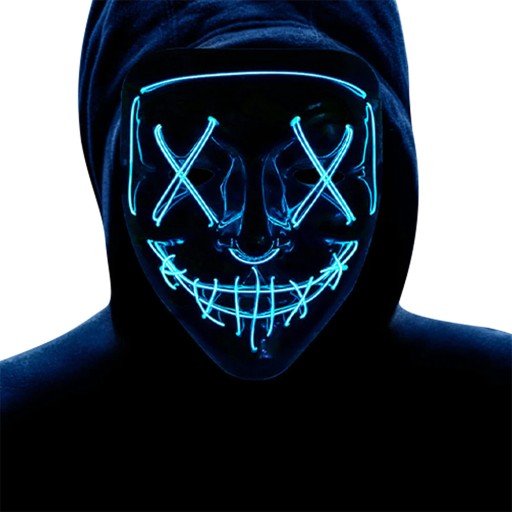 SVIETIACA LED MASKA PURGE HALLOWEEN LED PARTY