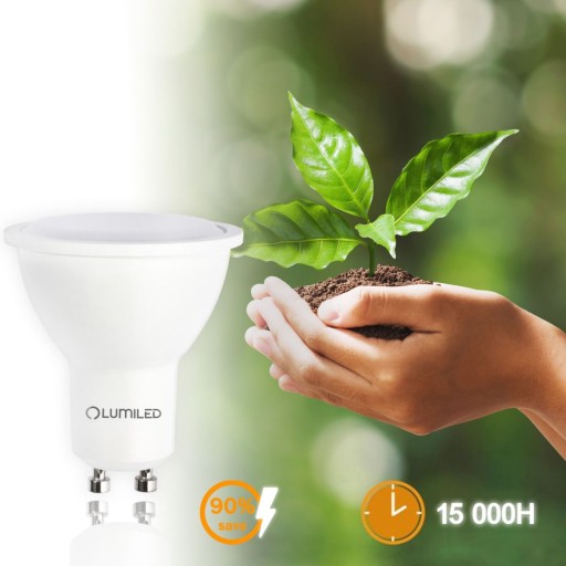 GU10 LED žiarovka 10W = 80W 900lm 4000K NW 120°