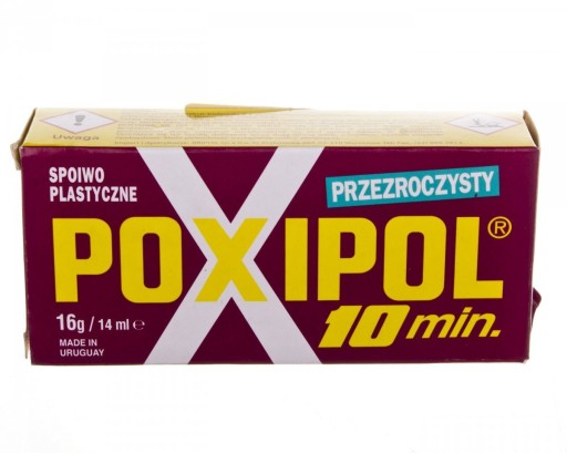 Poxipol dvojzložkové transparentné lepidlo 16g